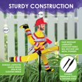 thumbnail image 3 of Whirligig Spinner Running Fireman 23" – Heroic Firefighter-Themed Design, Weather-Resistant Outdoor Decor, Durable & Lightweight for Patios, Yards, and Gardens - Eye-Catching Wind Spinner, 3 of 6