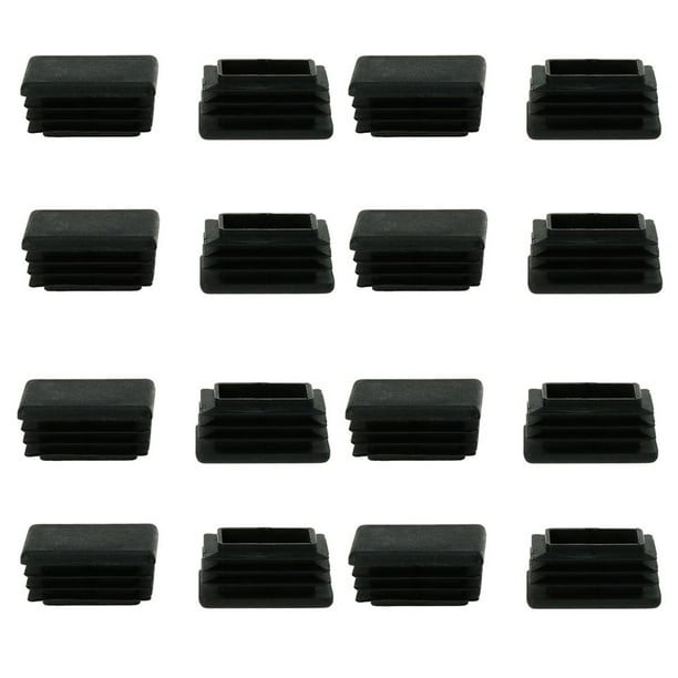 4 Rectangular Plastic Plugs Glides Fit 1 X 2 Tubular Leg Feet Hard Plastic From Dgb Company Amazon Com