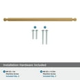 thumbnail image 4 of Amerock Balata 12-5/8 inch (320mm) Center-to-Center Champagne Bronze Cabinet Pull, 4 of 6