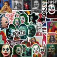 thumbnail image 1 of Pegatinas, 50 unidades por lote, con forma de payasos, jokers, vinilo impermeable, pegatina anime, 1 of 4