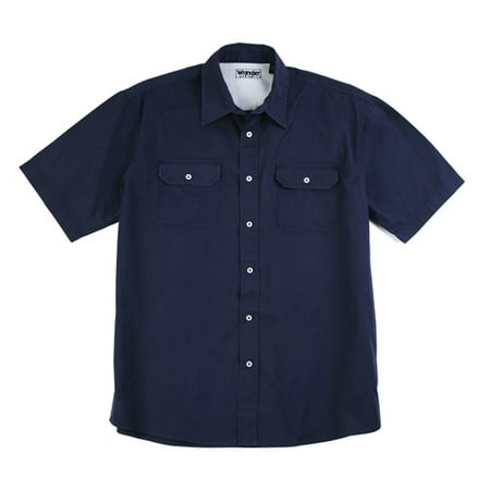 Wrangler - Men's Hero Short-Sleeve Button-Down Shirt - Walmart.com