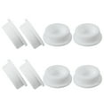 thumbnail image 1 of Uxcell 8 Pcs Tapón de Silicona en Forma de T, Diámetro 38 mm/1.5 Pulgadas, Tapón de Silicona Impermeable Reutilizable, Tapón Redondo de Sellado para Equipos de Tuberías, Blanco, 1 of 7