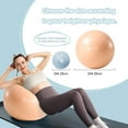 thumbnail image 2 of YR 55CM Yoga Ball, Ejercicio de Estabilidad Antiexplosión Balls para Pilates, Embarazo, Fisioterapia, Naranja, 2 of 8