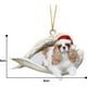 thumbnail image 2 of Adorno navideño festivo para amantes de las mascotas, accesorio de decoración navideña único, colgante con forma de perro ángel, 2 of 5