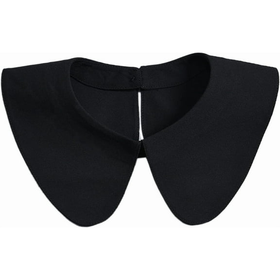 Camicover  Fake Collars Dickey Collar Detachable Collars Simplicity Collar for Women Girls (Black)