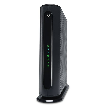 Motorola 16x4 Cable Modem Plus AC1900 Dual Band Wi-Fi Gigabit Router with Power Boost, 686 Mbps Maximum DOCSIS 3.0 - Approved by Comcast Xfinity, Cox, and More, Black (New Open