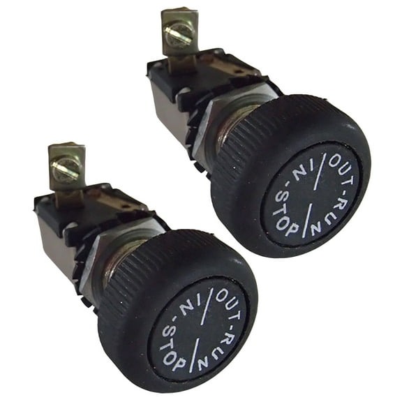 RAParts (2) 54207DB Magneto Push Pull Ignition Switches Fits Case-IH Fits Cub A B C H
