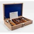 thumbnail image 3 of American Chest FNE2 Stainless Flatware Chest, Mahogany, 3 of 3