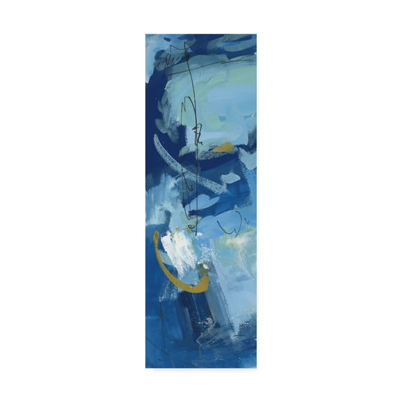 Trademark Fine Art 'Composition Blue' Canvas Art by Melissa Wang