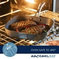 thumbnail image 6 of Rachael Ray Cook + Create Hard Anodized Nonstick Deep Grill Pan, 11 inch, Black, 6 of 9
