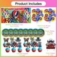 thumbnail image 4 of Dancing Bear The Greatful Dead Party Supplies Plates Decorations Birthday Cake Topper Banner Decor Backdrop Balloons, 4 of 8