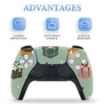thumbnail image 4 of Skin Sticker for PS5 Slim Standard PS5 Pro Disc Digital Edition Console and Controllers Decals for Playstation 5 (Snow Cake Gift Christmas,PS5 Slim Disc Edition), 4 of 5