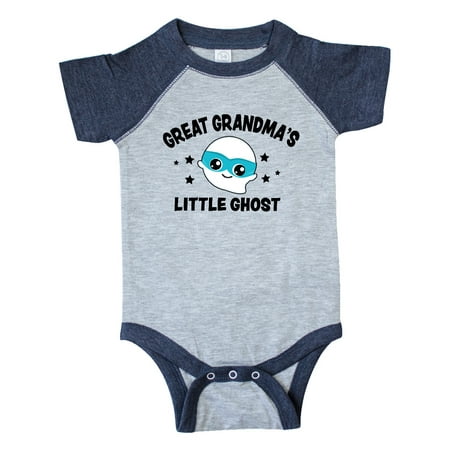 

Inktastic Cute Great Grandma s Little Ghost with Stars Gift Baby Boy or Baby Girl Bodysuit