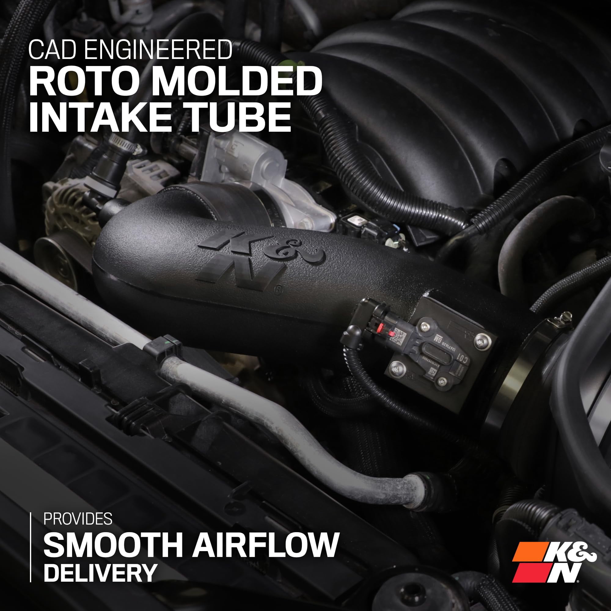 KN 2019+ Chevrolet Silverado 1500 V8 6.2L Performance Air Intake System