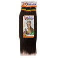 thumbnail image 3 of Beauty Elements 3x Ghana Braid Kanekalon Jumbo Braid Pre Stretched X Pression Hair 3x 50” ( #LBG Burgundy 3 Packs ), 3 of 7