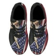 thumbnail image 2 of Chihuahua Dog American flag Shoes Sneakers Black Size 8.5, 2 of 7