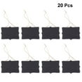 thumbnail image 2 of CHOK Mini Double Sided Hanging Blackboard Message Board for Decoration 20 Pieces Synthetic Material, 2 of 6