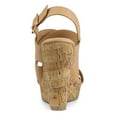 thumbnail image 3 of Women's Platform Heels Ankle Strap Wedges Sandals, 3 of 7