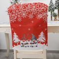 thumbnail image 1 of 1/2/4pcs Christmas Chair Back Covers Xmas Santa Claus Chair Cap Seat Back Decor, 1 of 3