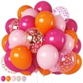 thumbnail image 1 of Globo Jobkoo rosa y naranja de 30 cm para fiesta de Halloween de otoño, 1 of 7