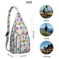 thumbnail image 3 of Waterproof Hiking Backpack Sling Bag for Women – Lightweight Crossbody Bags with Adjustable Strap, Multipurpose Chest Bag for Travel, Outdoor Adventures & Everyday Use – Boho Vintage Mushroom Design, 3 of 4
