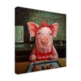 thumbnail image 2 of Trademark Fine Art 'Gingerbread Pigs' Canvas Art by Lucia Hefferna, 2 of 3