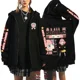 thumbnail image 3 of Sudaderas con capucha con cremallera y estampado para mujer, ropa de calle Harajuku, sudaderas de lana Y2K para mujer, cárdigan de manga larga informal Suelto, 3 of 5