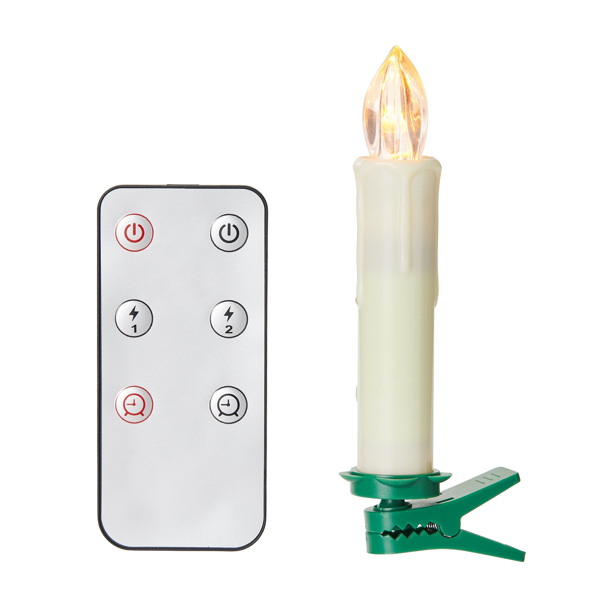 Fraiche Clip-On Candle Lights 10-Pack, 10 clip candles