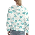 thumbnail image 7 of Daiia Turtle Pattern Women's Fashion Hoodies & Sweatshirts with Kangaroo Pocket Hooded Sweatshirt with Eye-catching Drawstrings-Medium, 7 of 7