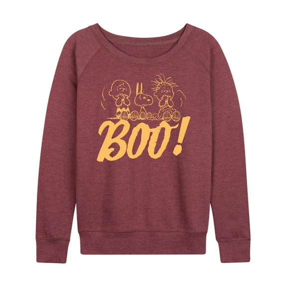 Peanuts - Boo - Women's Lightweight French Terry Long Sleeve Shirt