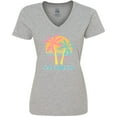 thumbnail image 3 of Inktastic San Diego California Beach Vacation Women's V-Neck T-Shirt, 3 of 5