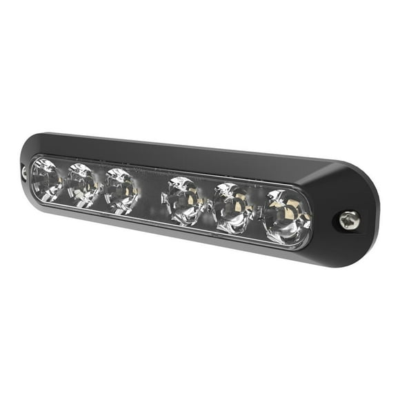 Ecco Electronic Feu de Signalisation ED3705AB Série ED3700; Couleur Unie; Montage en Surface; 6 LED Directionnelles; Ambre/bleu; 22 Motifs Clignotants; 12 Volts