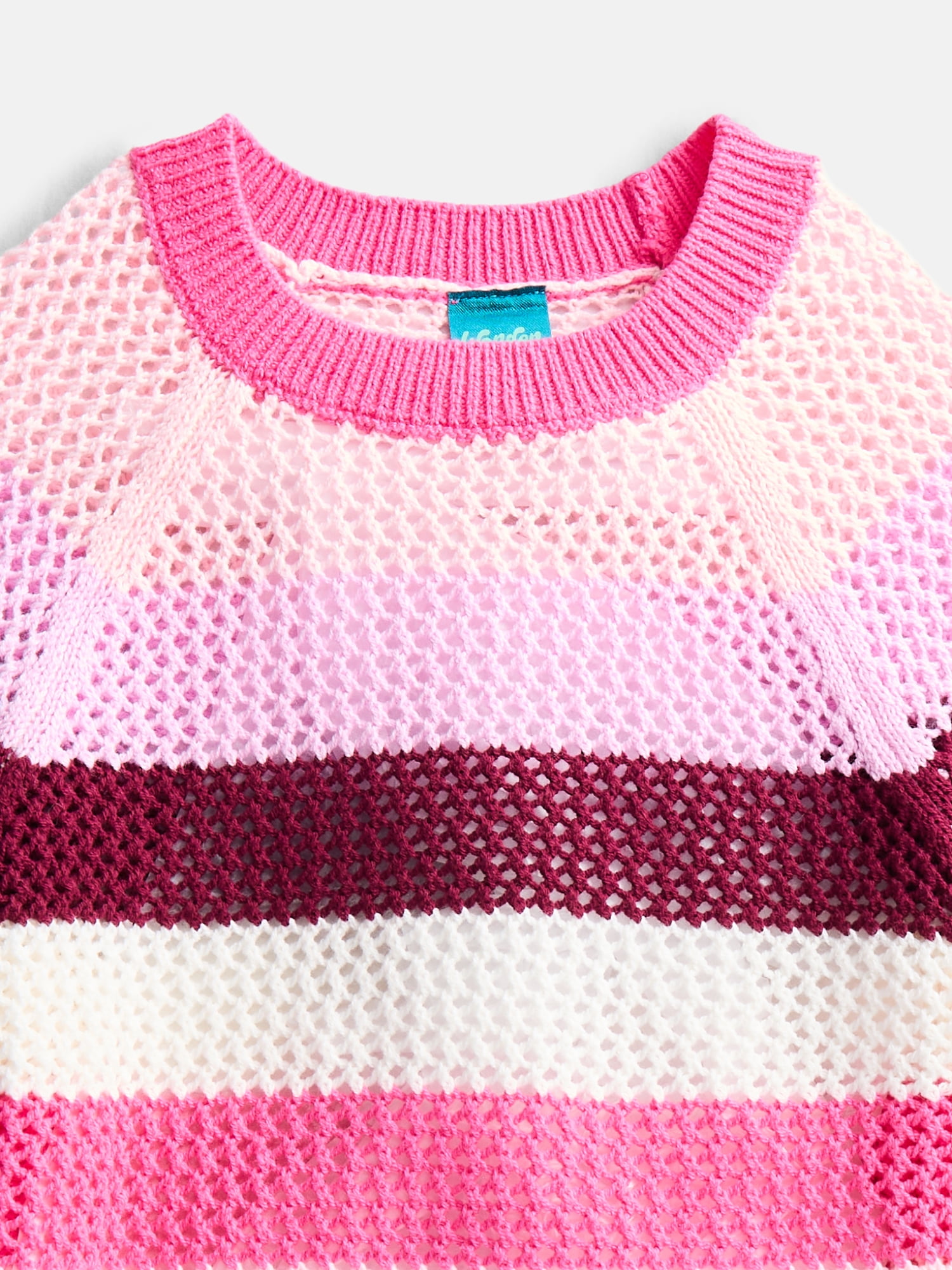 Wonder Nation Girls Open Knit Sweater, Lightweight, Sizes 4-18 & Plus