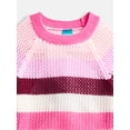 thumbnail image 2 of Wonder Nation Girls Open Knit Sweater, Lightweight, Sizes 4-18 & Plus, 2 of 3