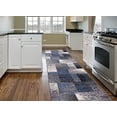 thumbnail image 1 of Rugshop Tapis de Couloir Moderne Vieilli 2 x 7 Bleu, 1 of 1