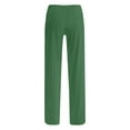 thumbnail image 5 of Xunlbb Summer Sale! Ladies' Easter Printed Double Pocket Drawstring Pants ,Green S, 5 of 5