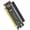 Black, variant on Fast Speed PCIE 5.0 X16 to X16 Slot 180 Degree Adapter Card with 6Pin Power Connector for Desktop Accessories