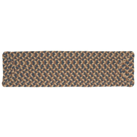 Colonial Mills TB09A008X028RX Tiburon - Stone Blue Stair Tread -single Rug