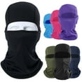 thumbnail image 4 of Seyurigaoka Unisex Outdoor Multi Function Windproof Comfortable Face Mask Sports Balaclava/Motorcycle Neck Full Mask, 4 of 5
