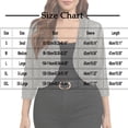 thumbnail image 3 of UDAUDU Women's Sheer Mesh Crop Tops Shrug 3/4 Sleeve Going Out Lightweight 2026 Spring Summer Cardigan Jacket Red XL, 3 of 7