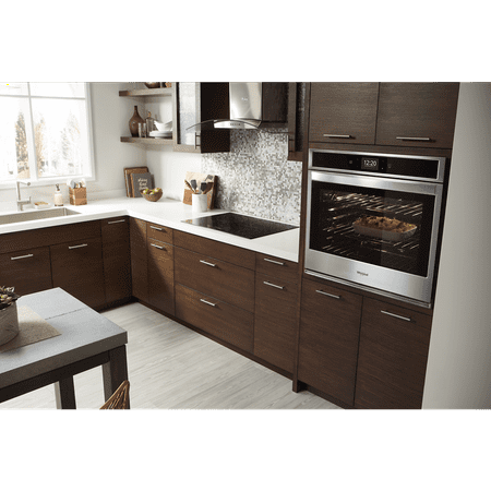 Whirlpool - 27" Built-In Single Electric Convection Wall Oven - Stainless steel