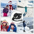 thumbnail image 2 of Mishansha Girls Boys Waterproof Snow Boots，Black 6 Big kid, 2 of 8