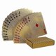thumbnail image 1 of 24k Gold Playing Card Poker Game Deck Gold Leaf Poker Suit Plastic Magic Waterproof Deck Of Card Magic Water Gift Collection, 1 of 1