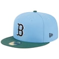 thumbnail image 3 of Men's New Era  Sky Blue/Cilantro Boston Red Sox 2007 World Series 59FIFTY Fitted Hat, 3 of 6