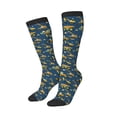 thumbnail image 2 of Fotbe Modern Excavator print Women's Men's Novelty Crew Socks Cotton Socks Knee High Socks for Walking,Running,Nurses,Pregnancy, 2 of 8