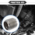 thumbnail image 2 of Car Exhaust Flexible Pipe Bellows 76x100mm 2.99"x3.94" Universal Durable Stainless Steel Silver Tone, 2 of 6