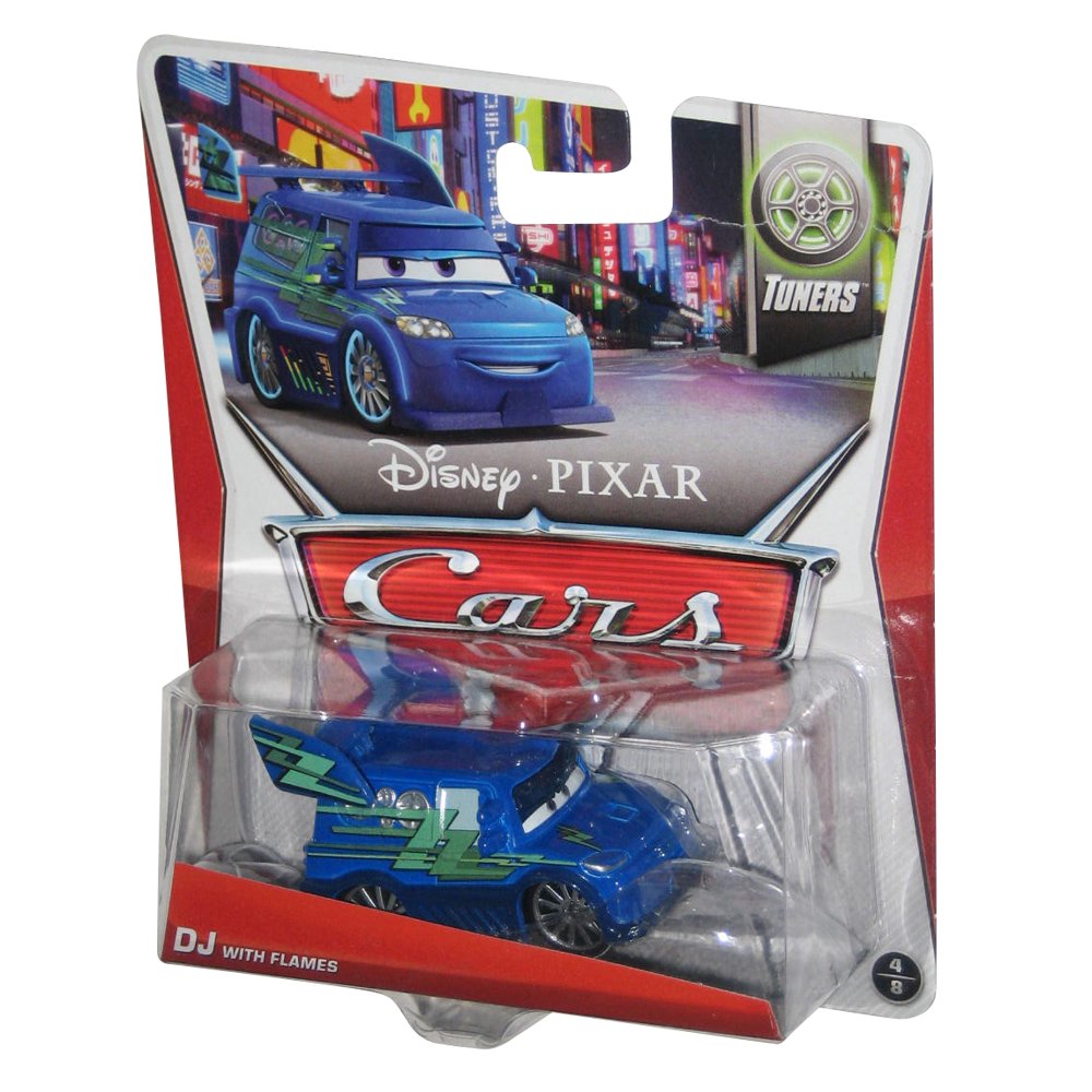 Disney Pixar Cars Movie Tuners DJ with Flames DieCast Toy Car