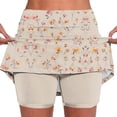 thumbnail image 2 of Haivin Women's High Waist Yoga Shorts with Pockets, All-over Print for Jogging and Daily Wear, 2 of 6