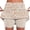 Khaki, variant on Skorts for Woman Plus Size High Waisted Skirt with Shorts Underneath Athletic Tennis Skirts with Pockets Tummy Control