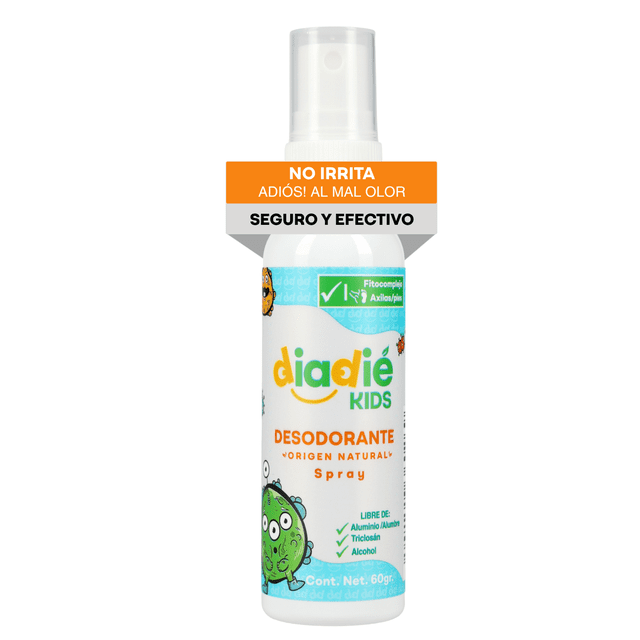 Desodorante Natural para Niños DIADIE KIDS en Spray Líquido Fitocomplejo